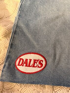 Men's or Women’s Light Blue Jean Shorts with Logo Patch